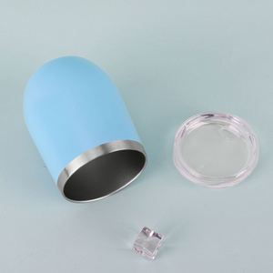 Stainless Steel Wine Tumbler 12 Oz Insulated Stemless Glass With <b>Lid</b> and Straw Custom Logo Travel <b>Coffee</b> <b>Cup</b> - Product Image 5