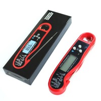 Termometer Digital ABS, BBQ dan rumah tangga Oven elektrik tahan air daging pengukur suhu memasak makanan