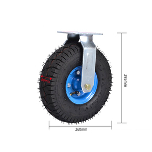 <span class=keywords><strong>Roue</strong></span> pneumatique rigide de 10 pouces (<span class=keywords><strong>260</strong></span> mm), roues pneumatiques, chariot industriel, roulettes fixes - Product Image 3