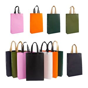 Bolsa Térmica Reutilizable Ecológica Personalizada de Tamaño Mediano, Bolsa de Transporte Térmica No Tejida Reciclable con Impresión de Logotipo Personalizado por Transferencia de Calor para Regalos - Product Image 4