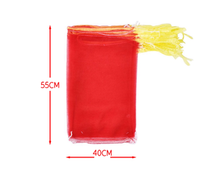 Lưới túi HDPE New materia lvegetable hành tây tỏi đóng gói Mono lưới túi với dây rút - Product Image 3