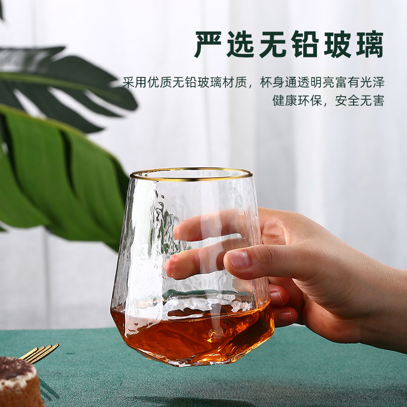 550ml Crystal glass whiskey wine cup household whiskey glass cup