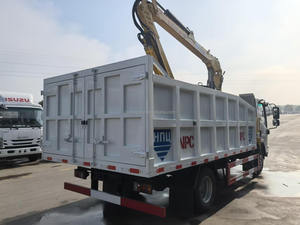 Camión Volquete Hidráulico de 5t con Grúa Articulada de 2t, Autocargable, para Transporte de Arena y Grava en Construcción, en Venta - Product Image 5