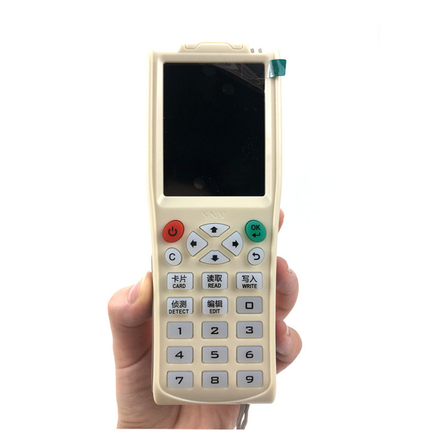 125Khz 13.56Mhz Icopy 8 Key Card Machine RFID Copier Duplicator with Full Decode Function ABS Material