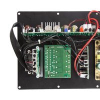 Carte d'amplification audio DC12V avec 8 boutons de réglage du volume, fonction d'enregistrement sans fil, prise micro/guitare, antenne FM télescopique