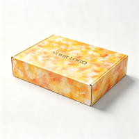 Boîte d'expédition en carton ondulé de qualité alimentaire, personnalisée, avec impression couleur à chaud, écologique et universelle, pour confiseries