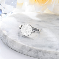 Bague rotative vintage en acier inoxydable Resoul Christian Accessories, bijoux catholiques, vente en gros d'accessoires pour femmes