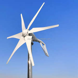 Малогабаритная ветрогенераторная установка 1 кВт, 12 В/24 В, горизонтальная, 6 лопастей, распродажа, гибридная система ветро-солнечная для использования на фермах - Product Image 3