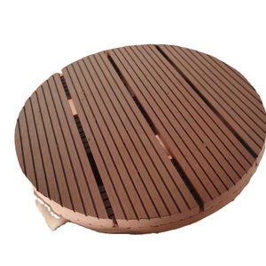 Nouveau design en plastique <span class=keywords><strong>carrelage</strong></span> extérieur conceptions wpc Pot de fleur base ceinture poulie base bricolage sol wpc carreaux de patio extérieur - Product Image 1