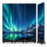 Schermo LED per Poster 640x1920 P1.25/P1.53/P1.86 GOB Ultra Sottile Android WiFi per Vetrine di Gioiellerie e Pubblicità