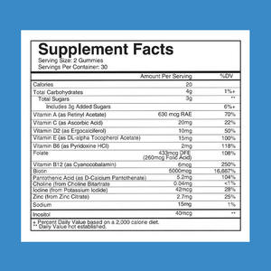 Gomitas para Cabello, Piel y Uñas con Biotina de Alta Potencia, Vitaminas, Zinc y <span class=keywords><strong>Complejo</strong></span> <span class=keywords><strong>B</strong></span> para una Piel Radiante, Uñas Fuertes y Crecimiento Capilar Saludable - Product Image 2