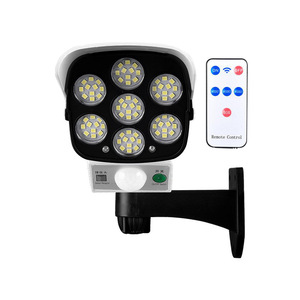 Lampe murale solaire 10W LED avec capteur infrarouge, projecteur de jardin extérieur, style caméra de sécurité - Product Image 1