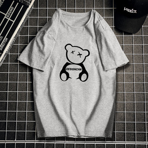 Camisetas de Anime Extra Grandes Personalizadas con Estampado de Algodón en Colores Pastel Surtidos 2022 para Hombre - Product Image 5