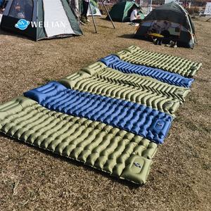 Tapis <span class=keywords><strong>de</strong></span> couchage <span class=keywords><strong>de</strong></span> camping ultraléger Weilian <span class=keywords><strong>lit</strong></span> pneumatique portable avec pompe à pied intégrée matelas à coussin d'air extérieur usine - Product Image 2