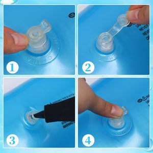 Bouée de piscine gonflable en PVC en forme de cœur avec paillettes pour adultes, idéale pour enterrement de vie de jeune fille et plage estivale - Grande Vente - Product Image 3