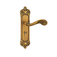 Offre Spéciale : Ensemble de Poignées de Porte et Serrures en Alliage de Zinc au Design Traditionnel Vintage, Options Personnalisables, Installation Facile pour Portes en Bois