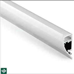 LED estruso canale di alluminio per la decorazione fornitore d'oro ufficio della scuola T5 tubo di luce del tubo di illuminazione a Led