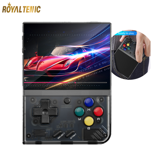 Miyoo Mini+ Portable Retro Handheld Game Console Linux System Wi-fi 3.5 Inch IPS Classic Hand Held Gaming Player Miyoo Mini Plus