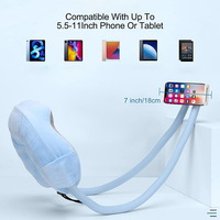 Oreiller de bureau en mousse à mémoire de forme en latex en forme de U avec fonction de massage pour le soutien de la colonne cervicale et du cou, support pour téléphone portable et tablette
