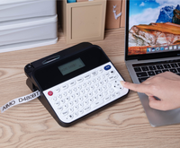 Imprimantes d'étiquettes de bureau polyvalentes D480BT sans fil, imprimante d'étiquettes sans encre 180 DPI, fabricant d'étiquettes avec clavier