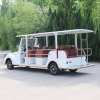 Produit neuf d'usine Voiturette de golf vintage Voiture électrique classique Populaire 11 places Véhicule ancien Visites touristiques Voiture Bus