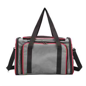 टिकाऊ नायलॉन पालतू बैकपैक पोर्टेबल एक्सटेंसिबल 4 पक्षों को जिपर बंद के साथ विस्तृत फोल्डेबल सॉफ्ट-पक्षीय बिल्ली वाहक बैग - Product Image 6