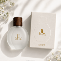 Flacon pulvérisateur de parfum en verre transparent carré de haute qualité, luxe, 30 ml, 50 ml, 100 ml, fond épais, avec boîte