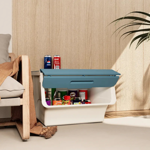 Contenitore Inclinato in PP con Coperchio Laterale per <span class=keywords><strong>Cucina</strong></span> e Scarpiera, per Organizzazione e Conservazione in <span class=keywords><strong>Cucina</strong></span> - Product Image 6