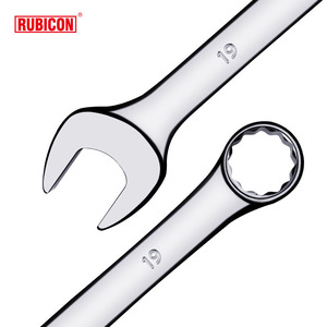 Robin Hood Rcw-314 Jeu de clés à douille américaines métriques 14 pièces 10-32 mm en acier au chrome vanadium chromé, outil manuel - Product Image 3