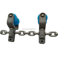 Nouvelle conception 2026 : Chariot à poulies automatique en nylon pour suspension d'oiseaux et volailles, équipement d'abattoir, pièces de ligne aérienne
