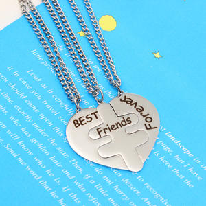 Meilleur ami pour toujours collier en acier inoxydable 3 soeurs dames bijoux exquis Graduation <span class=keywords><strong>saison</strong></span> retour vêtements cadeau - Product Image 3