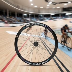 Bicicleta BKS MG-R500 de Alta Calidad, 32H, Logotipo Reflectante, Una Velocidad, <span class=keywords><strong>Llanta</strong></span> de 40MM, Neumático Clincher, Piñón Fijo, 700C, Aleación de Aluminio - Product Image 2