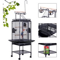 Cage à oiseaux carrée en métal avec support, 1 types, cage pour animaux domestiques, échantillon pour oiseaux bouclés, vente d'usine