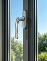 Fenêtre en acier à rupture de pont thermique CJ de haute qualité, style européen moderne, insonorisée, triple vitrage, pour maison passive