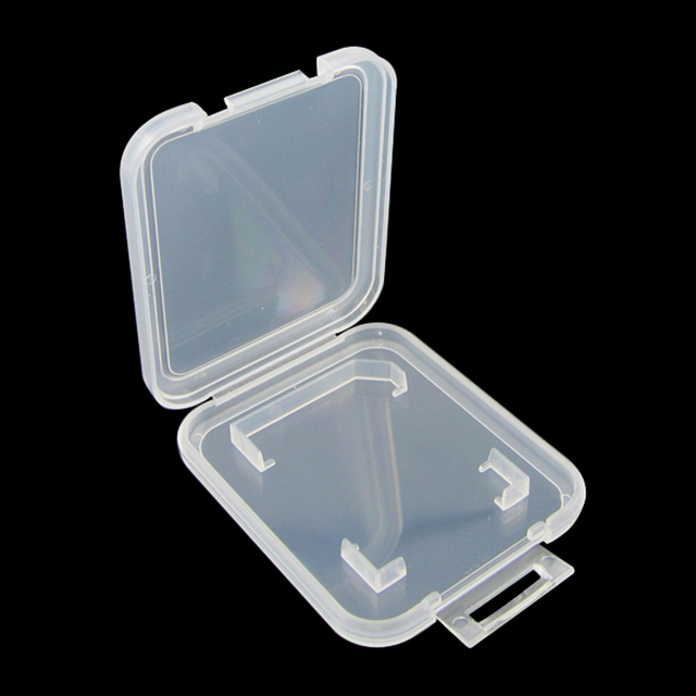 Portable Plastic Box for SD Memory Card Storage Case for SD Card