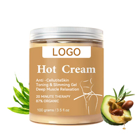 Crème amincissante bio personnalisée OEM avec logo privé, crème chauffante pour la perte de poids