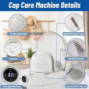 Macchina Multifunzione per la Cura di Cappelli e Parrucche, Stiratura a Vapore per la Vita Quotidiana, Pulizia e Disinfezione ad Alta Potenza, Supporto Dropshipping - Product Image 2