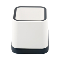 Lecteur de codes QR 2D sans fil 2,4 G pour ordinateur de bureau avec capteur CMOS, interface USB, vitesse de numérisation de 15 cm/s