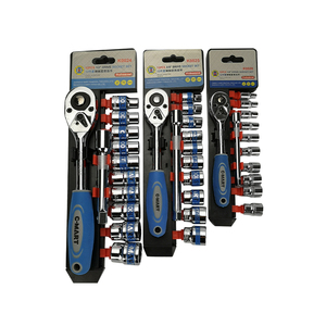 12 chiếc 1/4 "Dr. Hộ gia đình hộp dụng cụ cầm tay sửa chữa Ratchet Ổ cắm cờ lê Bộ - Product Image 2