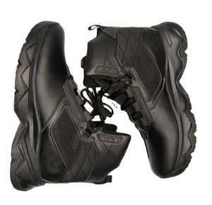 Botas tácticas negras personalizadas DFA01, transpirables, de corte alto, medio y bajo. - Product Image 1