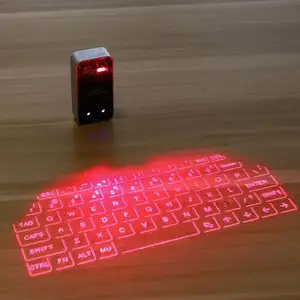Portable Bt Wireless Laser Virtual Projection Keyboard for iOS Android Smart Phone Tablet iPad Pc Notebook
