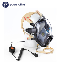 Casque à conduction osseuse unilatéral IP68 avec PTT étanche en option, adapté à la plupart des masques