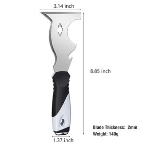 10 en 1 peintres outil <span class=keywords><strong>grattoir</strong></span> pour couteau à bois acier inoxydable pour peinture couteau à mastic métal nettoyage pelle Joint remplissage - Product Image 2
