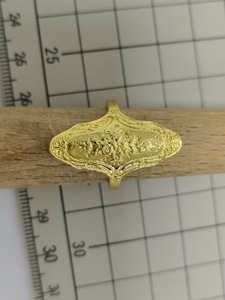 Bague Rose <span class=keywords><strong>Iris</strong></span> <span class=keywords><strong>Tectorum</strong></span> Dorée, Nouvelle Collection Luxe Léger, Style Chinois Ancien, Manchette de Doigt Type Armure, Haut de Gamme, Élégante et Raffinée - Product Image 5