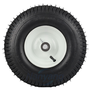 Neumático y Rueda de Goma para Cortacésped 13x5.00-6, Neumático Neumático para Cortacésped con Buje de 3/4'', Eje Centralizado de 3''-4.5'' - Product Image 2