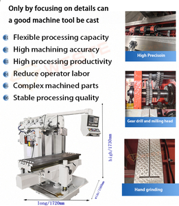 China <strong>Supplier</strong> XK5750 Vertical Milling <strong>Machine</strong> Heavy Duty Horizontal Metal Milling Universal Swivel Head Ram Milling <strong>Machine</strong> - Product Image 2