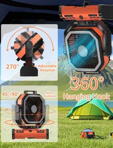 <span class=keywords><strong>Ventilatore</strong></span> da Campeggio F16 40000mAh, <span class=keywords><strong>12</strong></span> Pollici, a Batteria, LED, Portatile, da Esterno con Power Bank, Quattro Velocità del Vento, Ideale come Regalo - Product Image 5