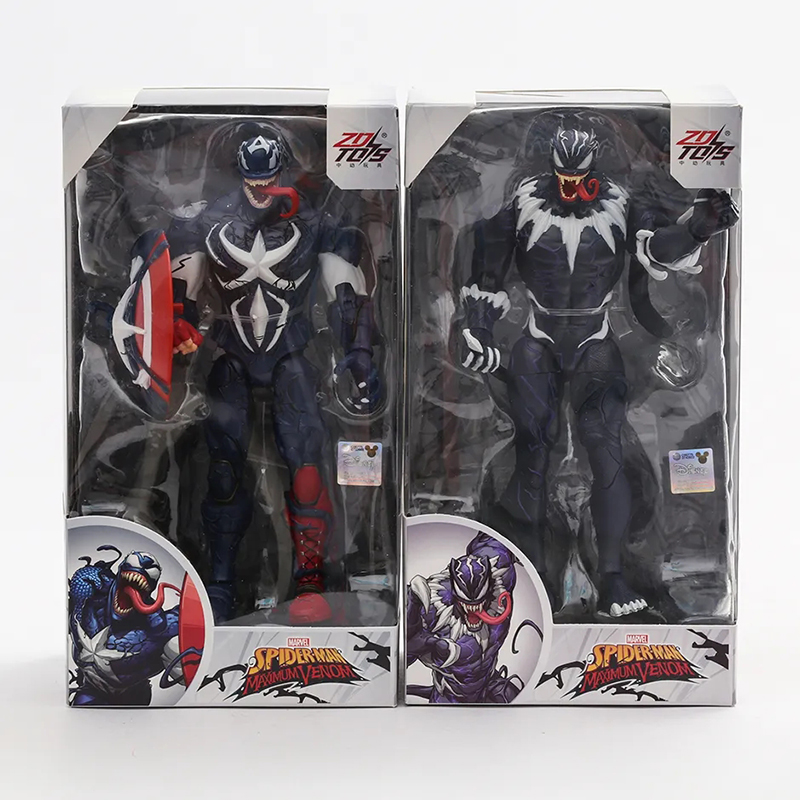 ZD TOYS Original Venom Parasitic Black Panther 1/10 Action