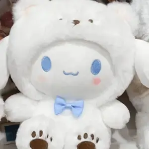 La migliore vendita Cartoon New Cinnamoroll Cute Transformation White Bear Pochacco Doll peluche Doll Rabbit for Girlfriend Gift