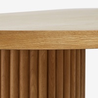 Table à manger moderne personnalisable, nouveau design, placage bois, pour la maison, l'appartement, le restaurant, les meubles d'hôtel